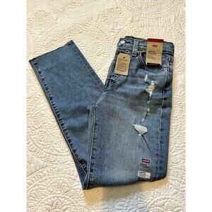 NWT Women's Levi's Wedgie Straight Jeans - Size 0 Short